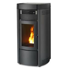 Stufa a pellet ventilata Nera