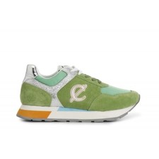 Cafe Noir SNEAKERS IN PELLE SCAMOSCIATA E TESSUTOCON RIPORTI GLITTER - C1DB6030