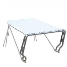 CAPPOTTINA TENDALINO PARASOLE TELESCOPICA PER IMBARCAZIONI DOTATE DI ROLL BAR 