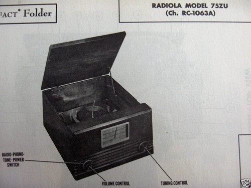 Radiola 75zu fonografo - 75zu,