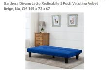divano letto 3 posti nuovo