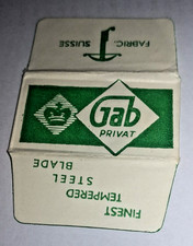"GAB"-  Lametta da collezione Hojas de afeitar Vintage Razor blade