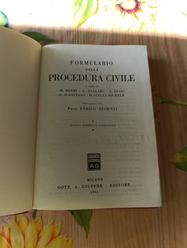 Formulario procedura civile - formulario, di