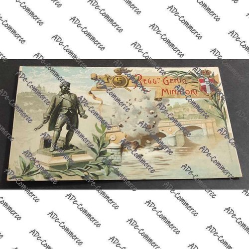 Cartolina reggimento genio - reggimento,