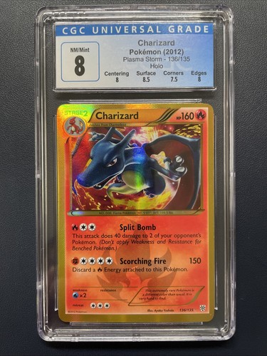 Cgc charizard 136 135 - 8, 136/135