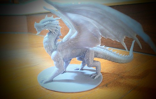 Drago miniatura in resina - miniatura,