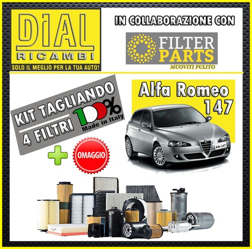 Kit tagliando filtri alfa - 4,
