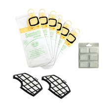 Kit Risparmio Sacchetti + Griglie  Motore+ Profumini  per Folletto VK140 e VK150