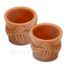 Pair miniature terracotta - miniature,