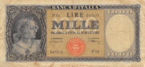 Italy 000 lire 18 - ,