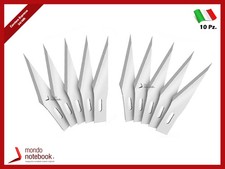 Lame di Ricambio per Cutter Bisturi di Precisione con Manico Alluminio (10PZ)