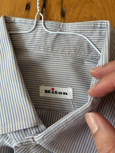 Kiton uomo a righe - xl,