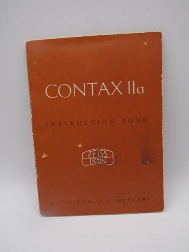Zeiss contax fotocamera - contax, a