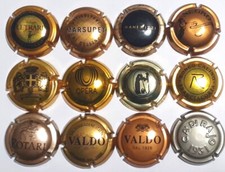 LOTTO DI n°12 CAPSULE SPUMANTE ITALIANE TUTTE DIVERSE come da foto allegata b.