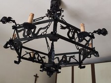 Lampadario antico ferro