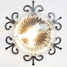 WROUGHT IRON CEILING LIGHT