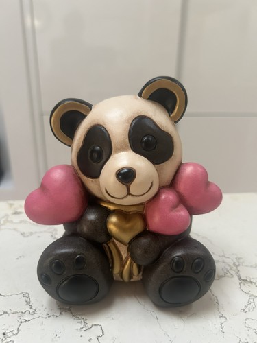 Thun panda grande cuori rosa - panda,