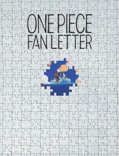One piece fan - piece, letter