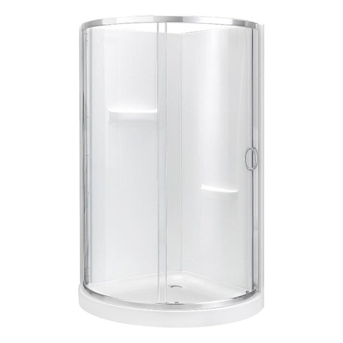Kit doccia angolare tondo - , 35"