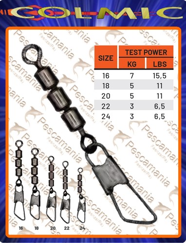 Girella tripla colmic con - tripla,