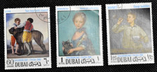 DUBAI LOTTO DI 3 FRANCOBOLLI