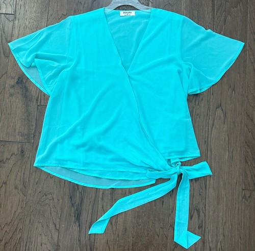 Zenana blusa turchese