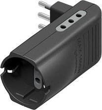S3615GE Adattatore Salvaspazio Corner-2 Prese 1 Presa Tedesca Tipo P30-Spina Col