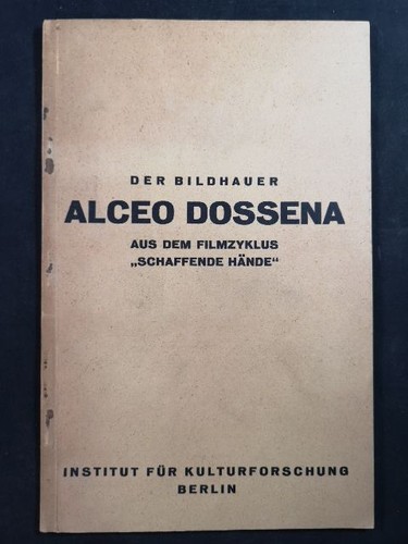 Scultore alceo dossena del - dossena,