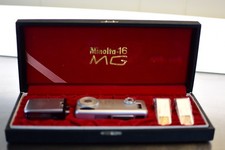 Macchina fotografica vintage Minolta 16 MG-S miniatura pellicola spia con bonus Minolta 16 MG **LEGGI**