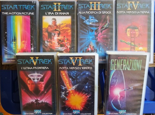 Collezione vhs star trek 7 - collezione,