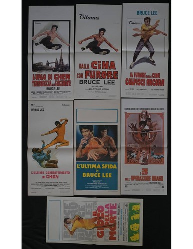 Lotto locandine bruce - bruce, lee