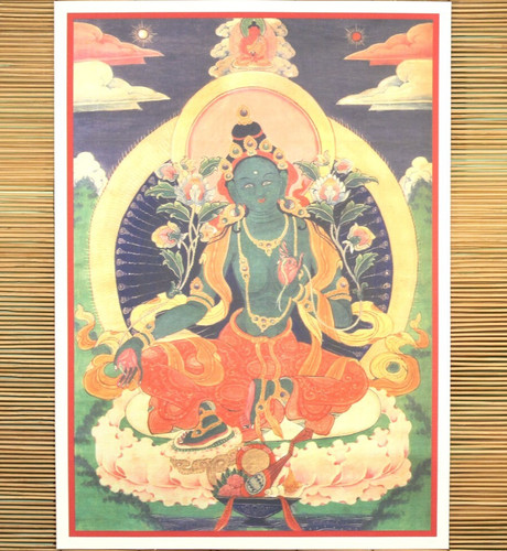 Poster tara verde - tara, thanka