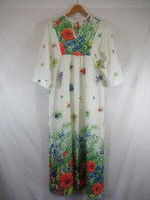 Abito floreale vintage anni 70