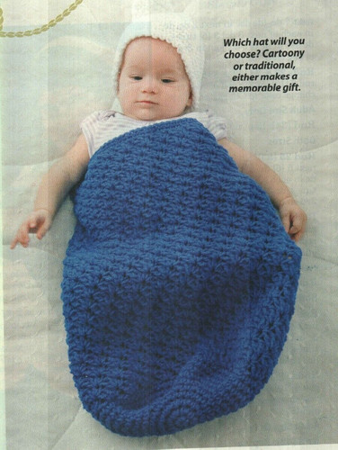 Bambino bozzolo blu e - in,