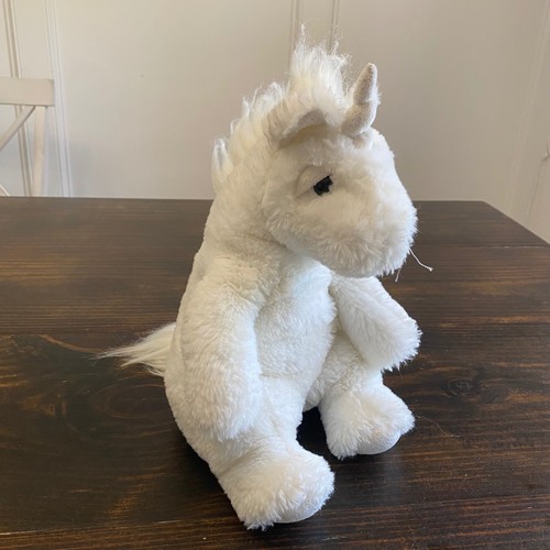 Peluche unicorno bianco aurora - unicorno,