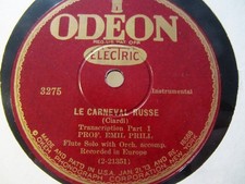 1927 EMIL PRILL Flute Soloist