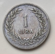 Turchia 1 lira 1947 moneta
