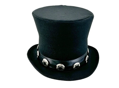Cappello feltro nero grande - in,