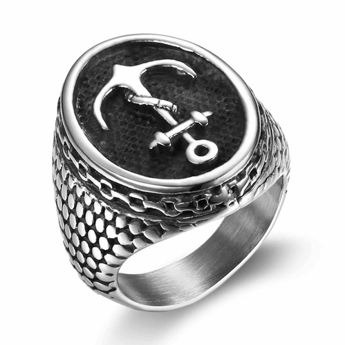 Anello uomo acciaio inox - uomo,
