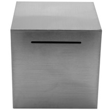 Salvadanaio Sicuro nel Acciaio Inossidabile, Cassa di Risparmio Sicura per 9905