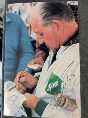 Cartolina autografata gino - autografata, da