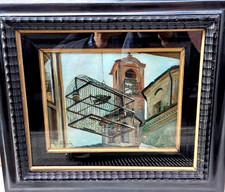 pittore WALTER BENOLDI  (1914-1985) ' L'UCCELLINO CANTA'  -PARMA