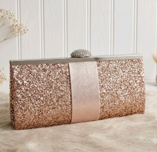 Pochette sera rosa oro - sera,