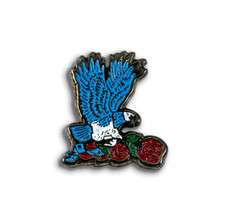Spilla pin metallo aquila rose - pin,