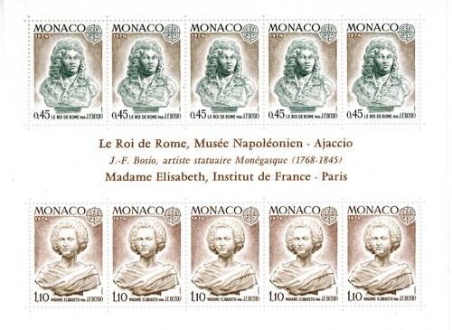 Timbre monaco bloc - timbre,