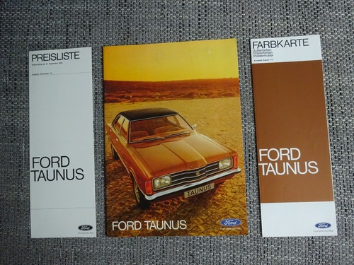 Ford taunus depliant - ford, tc