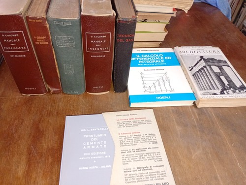 Raro manuale hoepli - 9,