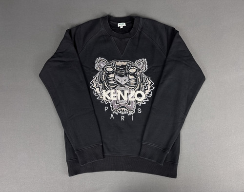 Felpa kenzo paris tiger - felpa, nera