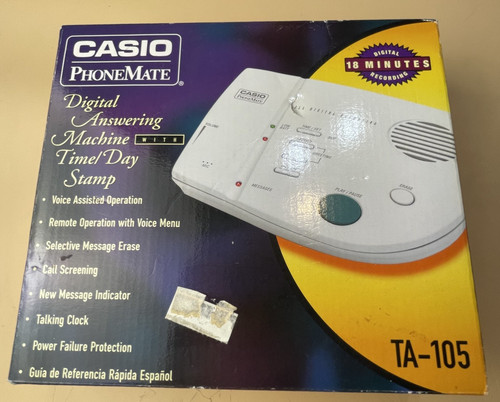 Casio phonemate segreteria - casio,