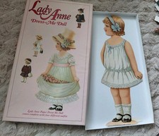 Poupée papier anglaise - poupée,